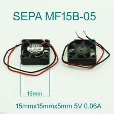 1pc SEPA MF15B-05 15x15x5mm 1505 DC 5V 0.06A Small Mini Micro Server Cooling Fan picture