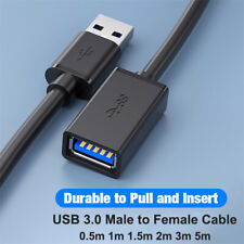 Heavy Duty USB 3.0 Extension Cable USB A Male to Female Cord 2m 3m 5m Extra Long picture