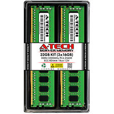 A-Tech 32GB 2x 16GB 1Rx4 PC4-25600R DDR4 3200MHz ECC REG RDIMM Server Memory RAM picture
