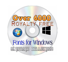 The Ultimate collection of Fonts for microsoft windows on CD software picture