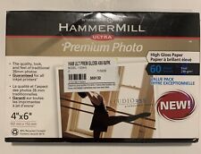 Hammermill Ultra Premium Photo 4”x6” High Gloss Paper 60 Sheets  picture