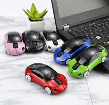 Mini Wireless l Mouse Red Sport Car Design with LED Flashing Light For Lap picture