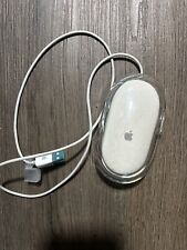 Genuine Apple Rare White Transparent Macintosh Mac USB Mighty Mouse M5769 Clean picture