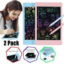 LCD Writing Tablet 2 Pack, 8.5-inch Writing Board Doodle Drawing Board Blue/Pink picture