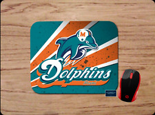 MIAMI DOLPHINS CUSTOM MOUSE PAD MAT COMPUTER HOME SCHOOL OFFICE GIFT DESIGN2 picture