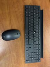 HP Slim Wireless Bluetooth Keyboard PC1140556 & HP HQ-TRE 71025 Black 3-Button  picture