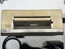 ATARI 1027 PRINTER - W/POWER SUPPLY And Data Cable. Untested Powers Up For Parts picture