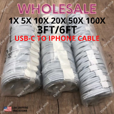 PD USB Type C to iPhone Fast Charge Cable For iPhone 14 13 12 11 XR SE 8 7 6 Lot picture