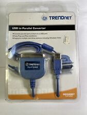 NOS TRENDnet tu-p1284 USB to Parallel cable.  Vintage Package Unopened picture