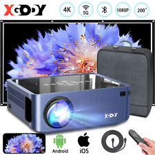XGODY 5G WiFi Bluetooth Projector 8K Native1080P LED Multimedia Home Theater USB picture