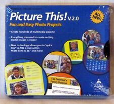 Vintage AOL Picture This 2.0 CD ROM Image Photo Graphics Editing New Sealed picture