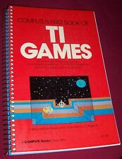 New TI-99/4A TI99 COMPUTE First Book of TI GAMES Programs Manual picture