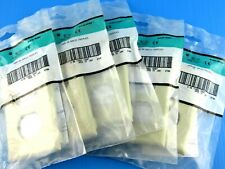 NEW Panduit T70PEI Single Gang Snap-On Duplex Faceplate, Ivory, Lot of 5 picture