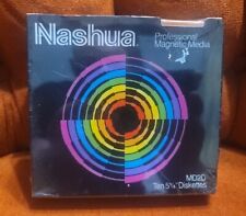 Vintage Sealed Nashua Professional Magnetic Media (10) 5.25 Floppy Disks New picture