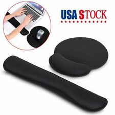 Premium Memory Foam Keyboard Wrist Support Bar and Mouse Wrist Rest Pads Set 2pc picture