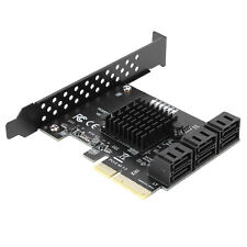 6 Port PCI-E Expansion Card Adapter PCI-E x4x8x16 6G 3.0 For ASMedia ASM1166 picture