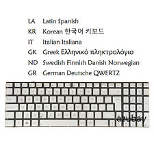 Laptop Keyboard for ASUS N750 N750J N750JK N750JV Q550L Q550LF Silver Backlit/No picture