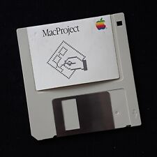 Vintage 1984 MacProject for Apple Macintosh 3 1/2