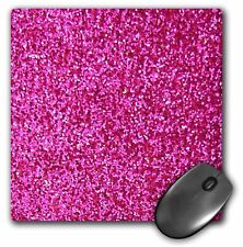 3dRose Hot Pink Faux Glitter - photo of glittery texture - girly trendy - glamor picture
