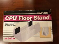 vintage retro white Arista CPU computer floor stand picture