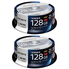 Sony Blu-ray Disc BD-R XL 128GB For one-time recording 25pcs 2 sets (50 pcs) NEW picture