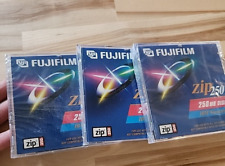 LOT of 3 FUJIFILM Zip 250 MB IBM Formatted Disk New Factory Sealed Computer picture