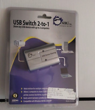 SIIG USB Switch 2-to-1 - USB Sharing Device SEALED picture