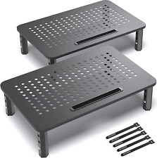 Monitor Stand Riser - Upgraded for Faster Productivity - Anti-Skid, HD Hexagonal picture