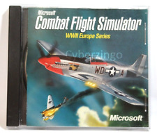 Microsoft Combat Flight Simulator WWII Series Game CD-ROM Vintage 1998 PREOWNED picture