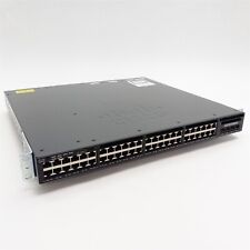 Cisco Catalyst 3650 WS-C3650-48TS-S 48-Port Gigabit Ethernet Managed Switch 4x1G picture