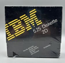 IBM 5.25 Diskette 2D Double Sided 10 Pack Brand New Sealed Unopened 6023450 picture