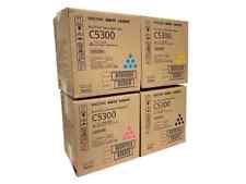 NEW Sealed Boxes Genuine Ricoh C5300 Toner Set 828597, 828598, 828599, 828600 picture