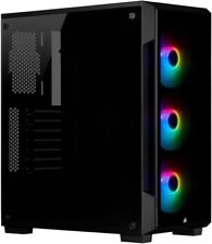 NEW Corsair iCUE 220T RGB, Tempered Glass Mid-Tower ATX Smart Gaming Case, Black picture