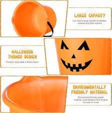 Pumpkin Bucket Trick or Treat Candy Pots Pail Halloween Party Fa 6Pcs Halloween picture