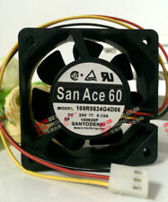 For 1Pcs SANYO 6cm fan 109R0624G4D06 24V 0.13A 6025 3 wires picture