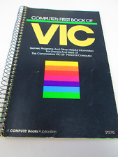 1982 Computes First Book of VIC Commodore VIC-20 Complete Games Programs picture