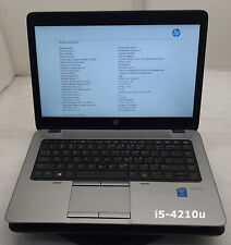 (Lot of 2) HP EliteBook 840 G1  i5-4300/4210u 1.9/1.70GHz 8GB DDR3 No OS/SSD/HDD picture