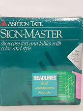 IBM Vtg Aston Tate Sign Master Sealed 5 1/4