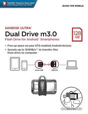 SanDisk 128GB OTG Dual Ultra USB m3.0 Micro Flash Thumb Drive Memory SDDD3-128GB picture