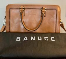 Banuce 15” Italian Leather Laptop Briefcase picture