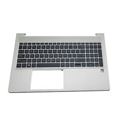 New 15.6in Palmrest Backlit Keyboard M49545-001 Silver For HP ProBook 650 655 G8 picture
