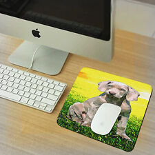Adorable Weimaraner Puppy - Rubber Mouse Pad Soft Waterproof for Dog Lovers picture