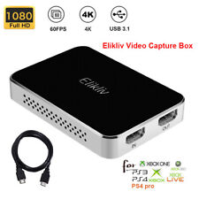 Elikliv HD Capture Box 1080P HDMI for XBOXONE XBOX PS4 pro Mic Input Low Latency picture