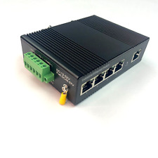Binardat 5 Port Gigabit Industrial Ethernet Switch 4 Ports 1 Uplink Din Rail NEW picture
