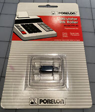 Vtg 1995 Porelon Calculator Ink Roller Model PR-40 USA Made Casio Texas Royal Et picture