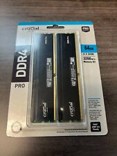 New Crucial by Micron 64GB (2 X 32GB) DDR4 Pro 3200 MHz Desktop Memory Ram DIMM picture