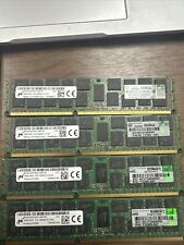 Lot of Four DDR3 Server RAM: Micron 16GB 2Rx4 PC3-14900R-13-13-E2 / TESTED /USED picture