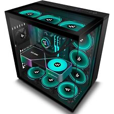 KEDIERS PC Case 7 PWM Cases Fans,ARGB Mid Tower ATX Gaming Computer Case with... picture