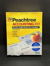 Peachtree  Accounting 2003 w/ Manual PC CD & KEY Checks Inventory Billing Pay picture