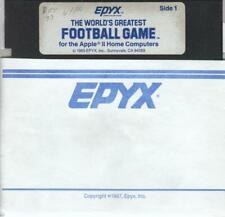 The World's Greatest Football Game APPLE II FLOPPY American sport strategy game picture